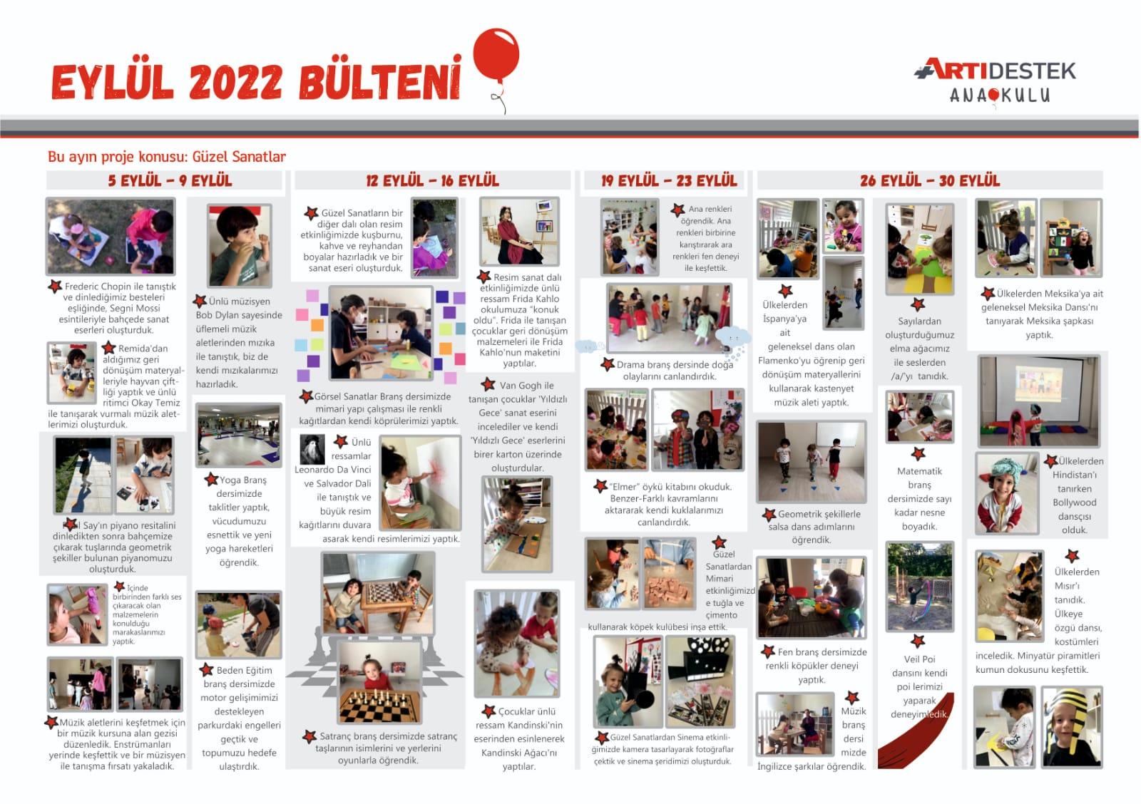 Eylül Ayı Bülteni